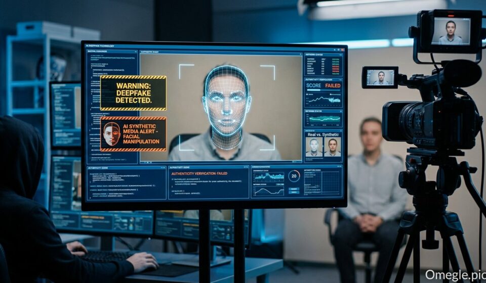 Deepfake technology threats in video chat platforms - Omegle.pics