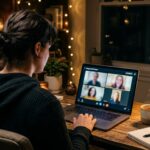 User exploring sites like Omegle on a laptop in 2026